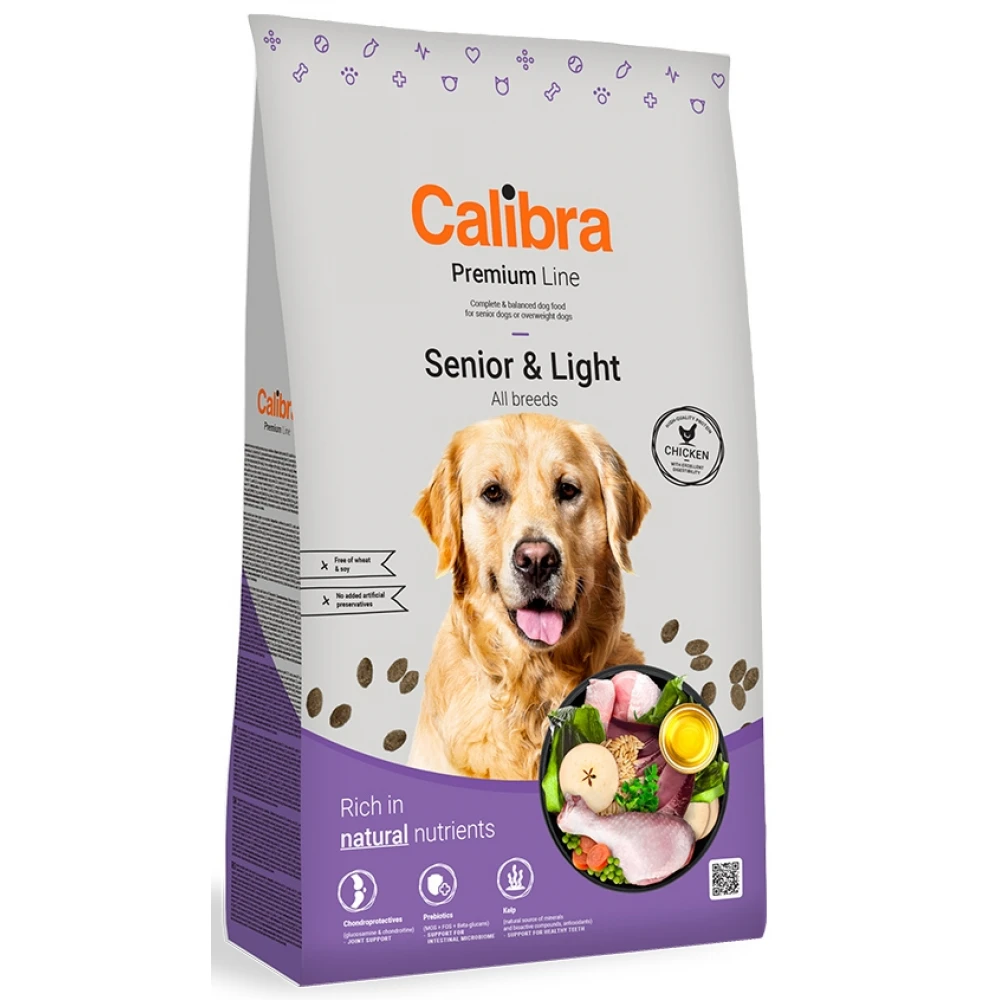Calibra Dog Premium Line Senior & Light 12kg 2 Calibra Dog Premium Line Senior & Light 12kg - Image 2