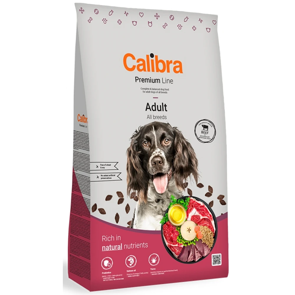 Calibra Dog Premium Line Adult Beef 3kg 2 Calibra Dog Premium Line Adult Beef 3kg - Image 2