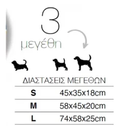 Κρεβατάκι Σκύλου και Γάτας Glee Παραλληλόγραμμο Μπλε Noses 74x58x25cm -Προμήθειες Για Κατοικίδια Κατάστημα πωλήσεων Capture3 1 2022 12.00.14 1000x1000h 2