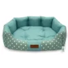 Κρεβατάκι Σκύλου και Γάτας V.I.Pets Comfy Cotton Dots Νο3 Mint 76x68cm