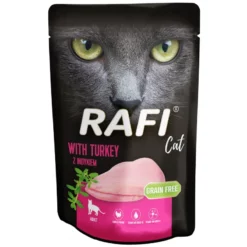 Rafi Cat Grain Free Adult Turkey (γαλοπούλα) Pate 10x100gr