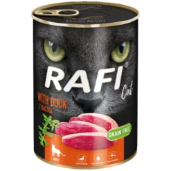 Rafi Cat Grain Free Adult Duck (πάπια) Pate 12x400gr