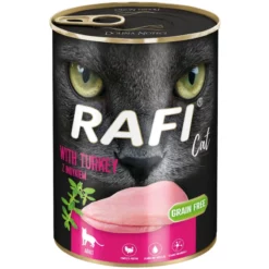 Rafi Cat Grain Free Adult Turkey (γαλοπούλα) Pate 12x400gr
