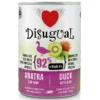 Υγρή τροφή Σκύλου Disugual Fruit Πάπια με Ακτινίδιο 6x400gr