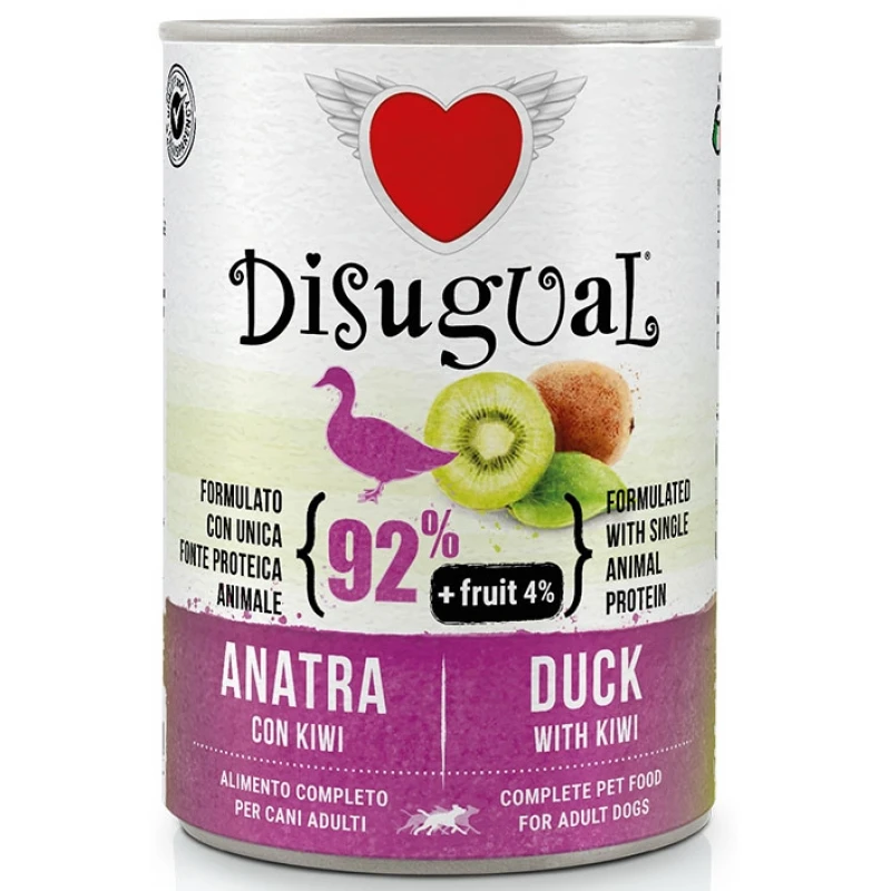 Υγρή τροφή Σκύλου Disugual Fruit Πάπια με Ακτινίδιο 6x400gr 1 Υγρή τροφή Σκύλου Disugual Fruit Πάπια με Ακτινίδιο 6x400gr