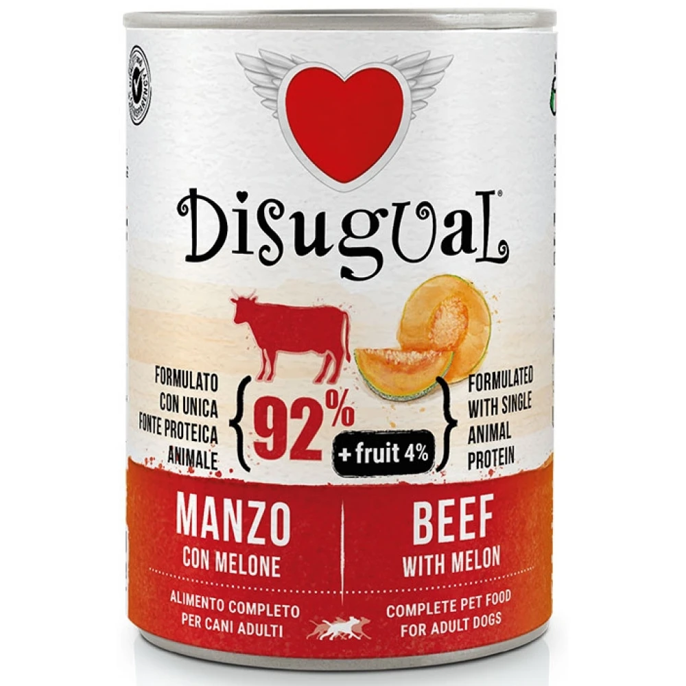 Υγρή τροφή Σκύλου Disugual Fruit Βοδινό με Πεπόνι 6x400gr 2 Υγρή τροφή Σκύλου Disugual Fruit Βοδινό με Πεπόνι 6x400gr - Image 2