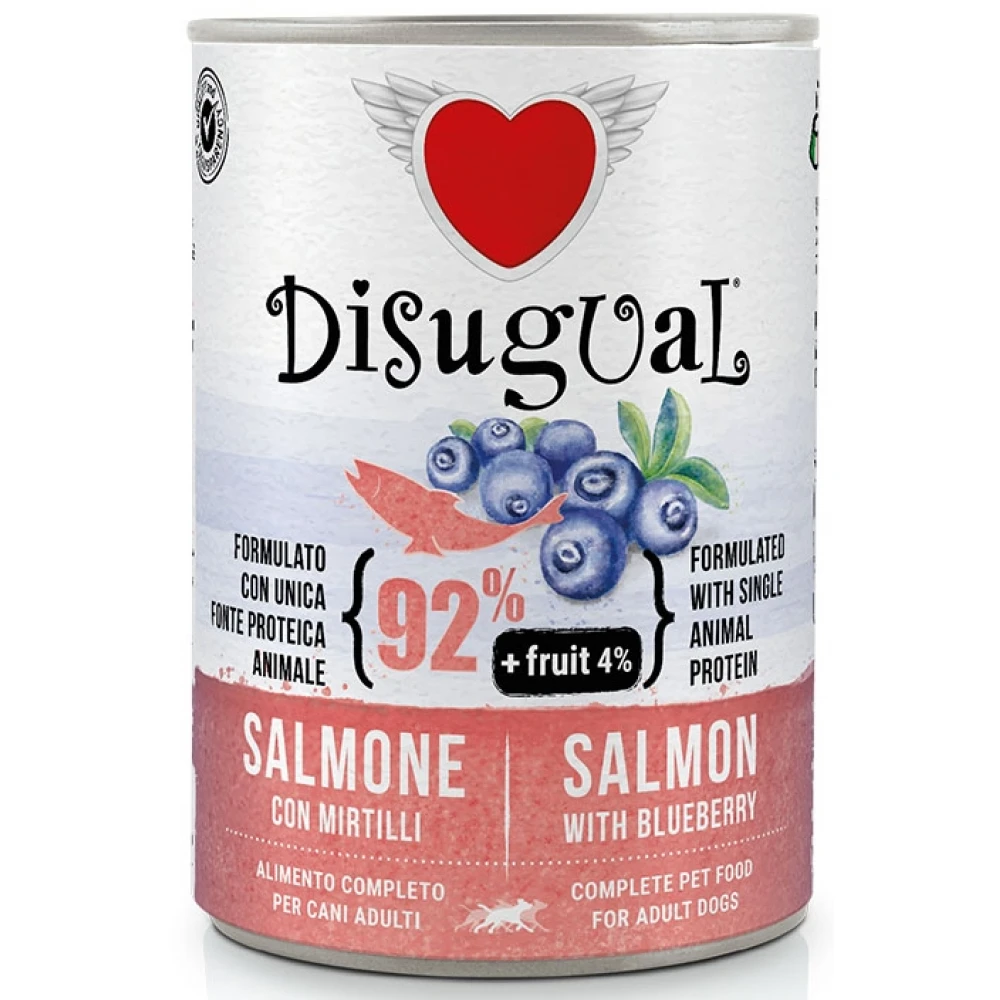 Υγρή τροφή Σκύλου Disugual Fruit Σολομός με Μύρτιλλα 6x400gr 2 Υγρή τροφή Σκύλου Disugual Fruit Σολομός με Μύρτιλλα 6x400gr - Image 2