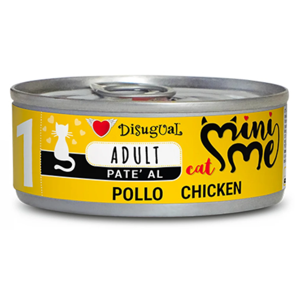 Υγρή Τροφή Γάτας Disugual Mini Me Cat Adult -1 Pate Με Κοτόπουλο (Chicken) 12x85gr 2 Υγρή Τροφή Γάτας Disugual Mini Me Cat Adult -1 Pate Με Κοτόπουλο (Chicken) 12x85gr - Image 2