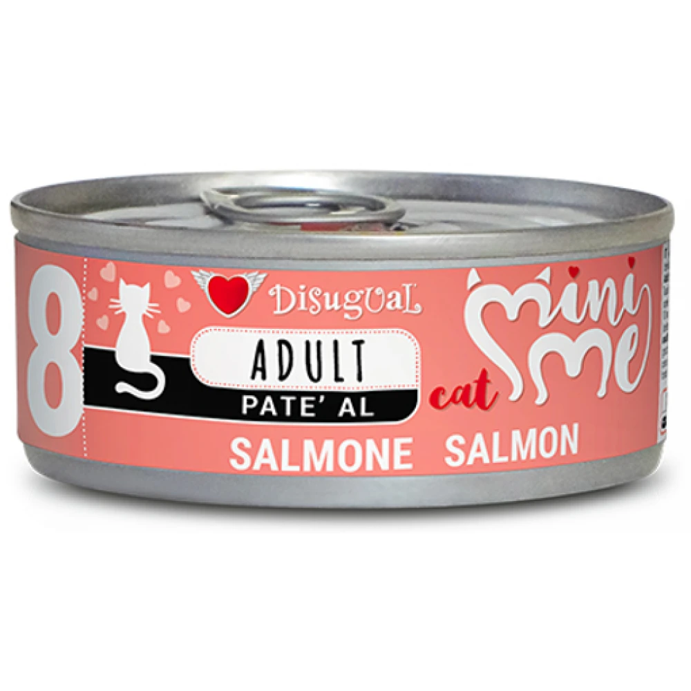 Υγρή Τροφή Γάτας Disugual Mini Me Cat - Adult 8 Pate Με Σολομό (Salmon) 12x85gr 2 Υγρή Τροφή Γάτας Disugual Mini Me Cat - Adult 8 Pate Με Σολομό (Salmon) 12x85gr - Image 2