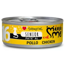 Υγρή Τροφή Γάτας Disugual Mini Me Cat - Senior 16 Pate Με Κοτόπουλο (Chicken) 12 X85gr