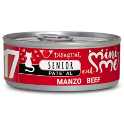 Υγρή Τροφή Γάτας Disugual Mini Me Cat - Senior 17 Pate Με Βοδινό (Beef) 12x 85gr