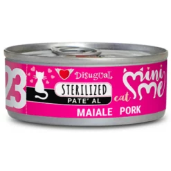 Υγρή Τροφή Γάτας Disugual Mini Me Cat - Sterilized 23 Pork Pate Με Χοιρινό 12x 85gr
