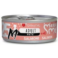 Υγρή Τροφή Γάτας Disugual Mini Me M Cat - Adult 25 Salmon Pate Με Σολομό 18x 85gr