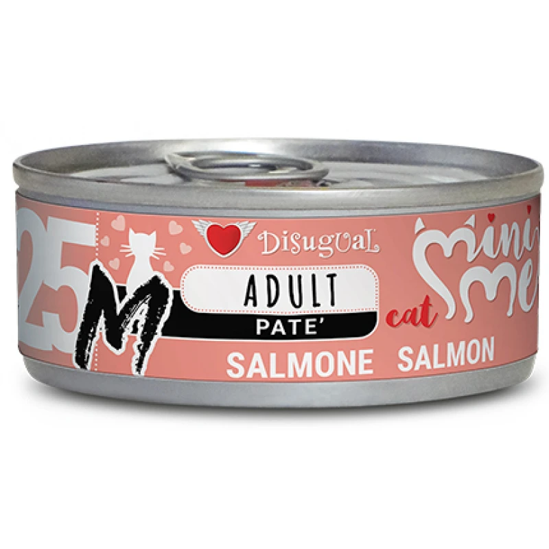 Υγρή Τροφή Γάτας Disugual Mini Me M Cat - Adult 25 Salmon Pate Με Σολομό 18x 85gr 1 Υγρή Τροφή Γάτας Disugual Mini Me M Cat - Adult 25 Salmon Pate Με Σολομό 18x 85gr