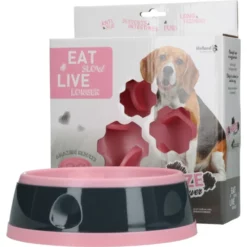 Πιάτο Καλής Πέψης Eat Slow Amaze Flower Pink Medium 16cm 8 Πιάτο Καλής Πέψης Eat Slow Amaze Flower Pink Medium 16cm -Προμήθειες Για Κατοικίδια Κατάστημα πωλήσεων EATS015I 1000x1000h