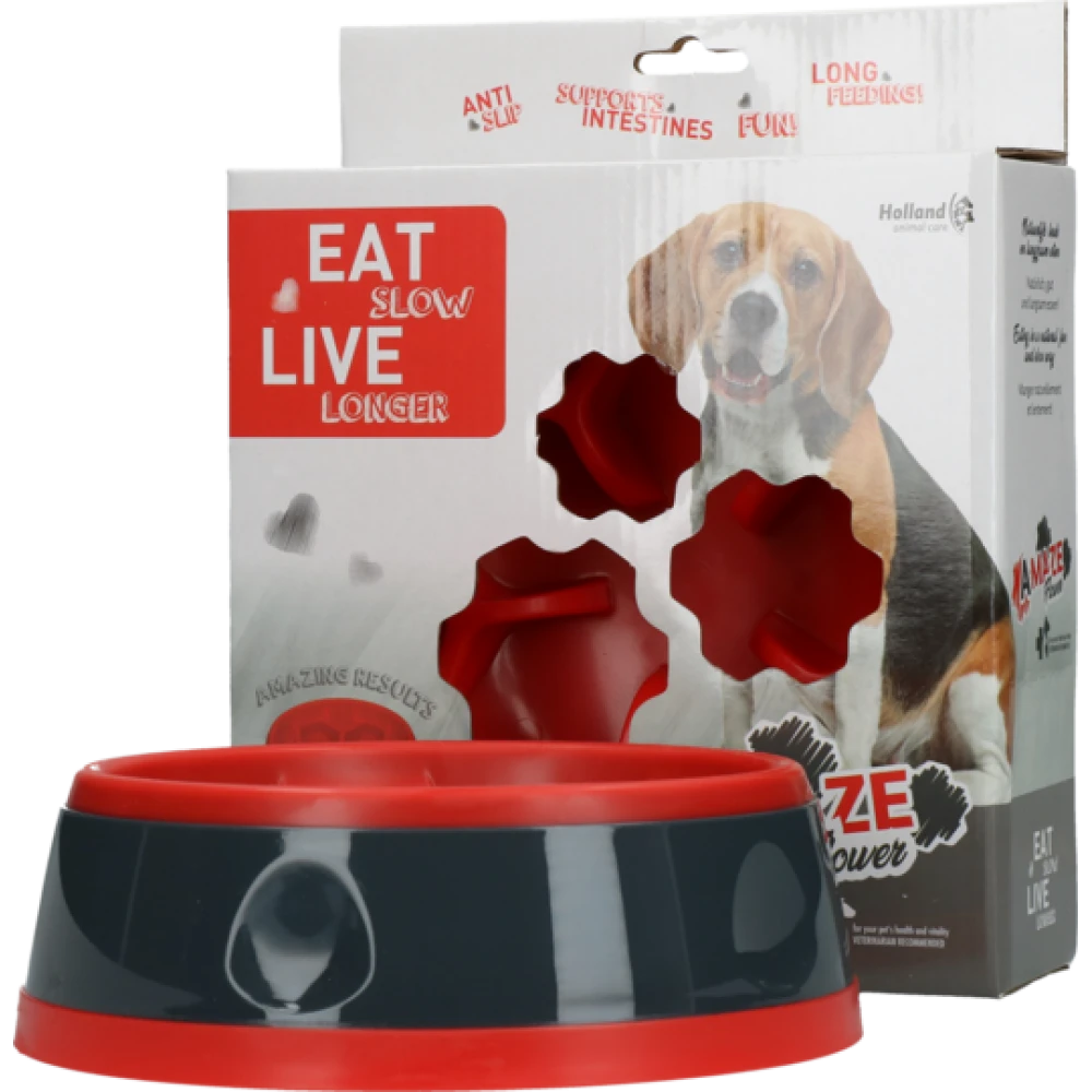 Πιάτο Καλής Πέψης Eat Slow Amaze Flower Red Medium 16cm 3 Πιάτο Καλής Πέψης Eat Slow Amaze Flower Red Medium 16cm - Image 3