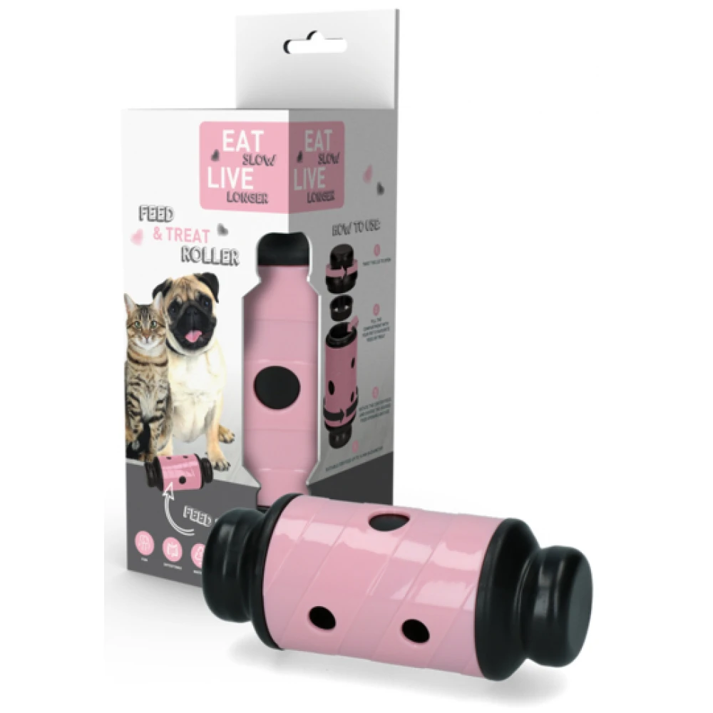 Συσκευή Καλής Πέψης Eat Slow Feed And Treat L Pink 23cm 2 Συσκευή Καλής Πέψης Eat Slow Feed And Treat L Pink 23cm - Image 2