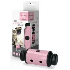 Συσκευή Καλής Πέψης Eat Slow Feed And Treat L Pink 23cm