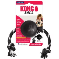 Kong Extreme Dental Ball με σκοινί Large