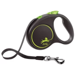 Flexi Black Design Small Ιμάντα 5m Εως 15kg Green