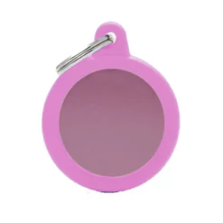 Ταυτότητα Σκύλου My Family Hushtags Alluminium Κύκλος Ροζ