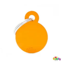Ταυτότητα Σκύλου My Family Basic Orange Round Small Tag 3x2cm