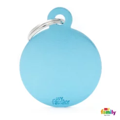Ταυτότητα Σκύλου My Family Basic Light Blue Round Large Tag 4x3cm