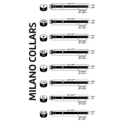 Περιλαίμιο My Family Milano S 1,6x22-26cm Καφέ -Προμήθειες Για Κατοικίδια Κατάστημα πωλήσεων FTMX1111M 3 1000x1000h 1