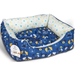 Κρεβατάκι Σκύλου και Γάτας Glee Παραλληλόγραμμο Μπλε Noses 58x45x20cm