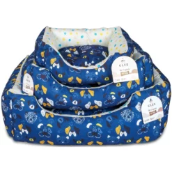 Κρεβατάκι Σκύλου και Γάτας Glee Παραλληλόγραμμο Μπλε Noses 45x35x18cm -Προμήθειες Για Κατοικίδια Κατάστημα πωλήσεων G88659 G88660 G88661 1 1000x1000w