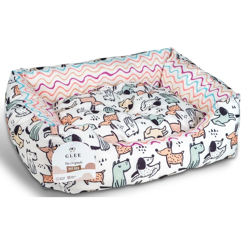 Κρεβατάκι Σκύλου και Γάτας Glee Παραλληλόγραμμο Γκρι Dogs 58x45x20cm 1 Κρεβατάκι Σκύλου και Γάτας Glee Παραλληλόγραμμο Γκρι Dogs 58x45x20cm