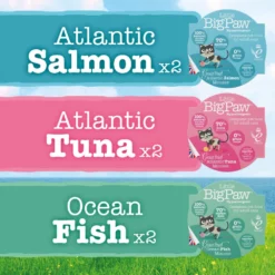 Υγρή Τροφή, Κονσέρβα Γάτας 6pack Little Big Paw Fish 6x85gr (Συσκευασία 6 τεμαχίων) -Προμήθειες Για Κατοικίδια Κατάστημα πωλήσεων GBPF15178 Ebay Sets MP Seafood4 scaled 1000x1000 1