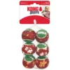 Χριστουγεννιάτικο Παιχνίδι Σκύλου Kong Holiday SqueakAir Balls (6 Pcs) Medium 5cm