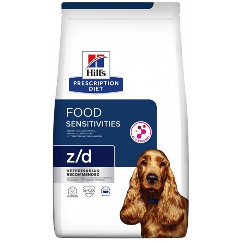 Hills Hill's Prescription Diet Z/d Food Sensitivities Για Σκύλους 10kg 1 Hills Hill's Prescription Diet Z/d Food Sensitivities Για Σκύλους 10kg