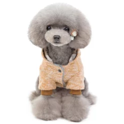 OEM Ρουχαλάκι Πλεχτό Hoodie Yellow -Προμήθειες Για Κατοικίδια Κατάστημα πωλήσεων IMG 0024Y 1000x1000h