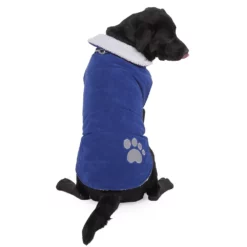 OEM Αντιανεμικό μπουφάν Σκύλου διπλής όψης με επένδυση Μπλε - Λευκό Medium 30cm -Προμήθειες Για Κατοικίδια Κατάστημα πωλήσεων IMG 0646B 1000x1000h