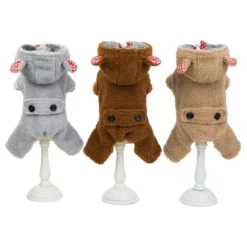 OEM Ρουχαλάκι Teddy Bear Head Hoodie Brown -Προμήθειες Για Κατοικίδια Κατάστημα πωλήσεων IMG 9961 1000x1000w 1