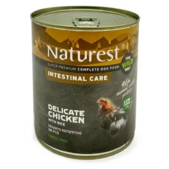 Υγρή Τροφή Σκύλου Naturest Intestinal Care Κοτόπουλο με Ρύζι 800gr 6 Τεμάχια