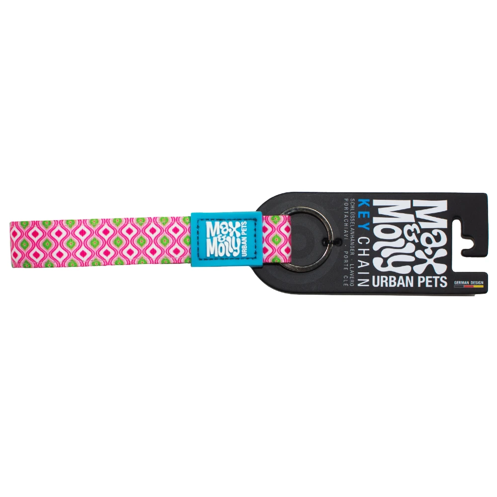 Max & Molly Μπρελόκ Retro Pink Tag 17,5cm 3 Max & Molly Μπρελόκ Retro Pink Tag 17,5cm - Image 3