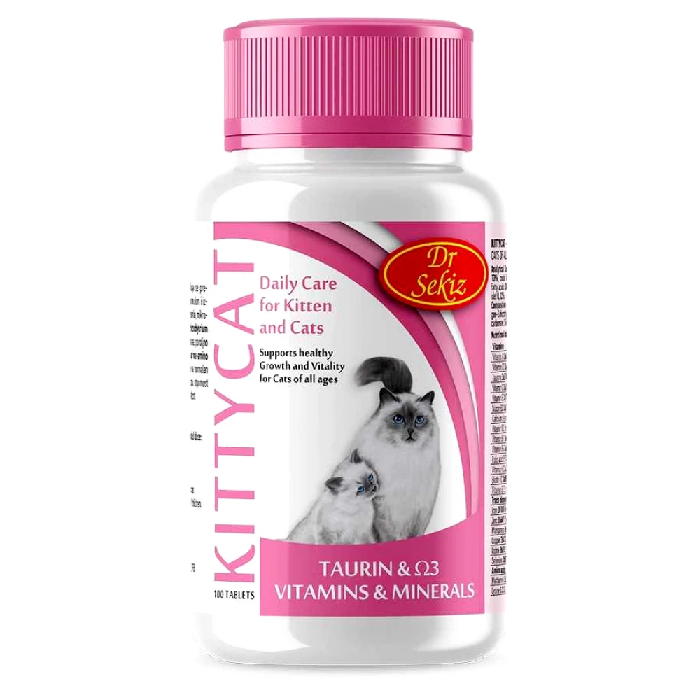 Kitty Cat συμπλήρωμα διατροφής για γάτες με Λυσίνη και ταυρίνη 100tabs 2 Kitty Cat συμπλήρωμα διατροφής για γάτες με Λυσίνη και ταυρίνη 100tabs - Image 2