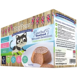 Υγρή Τροφή, Κονσέρβα Γάτας 6pack Little Big Paw Fish 6x85gr (Συσκευασία 6 τεμαχίων)