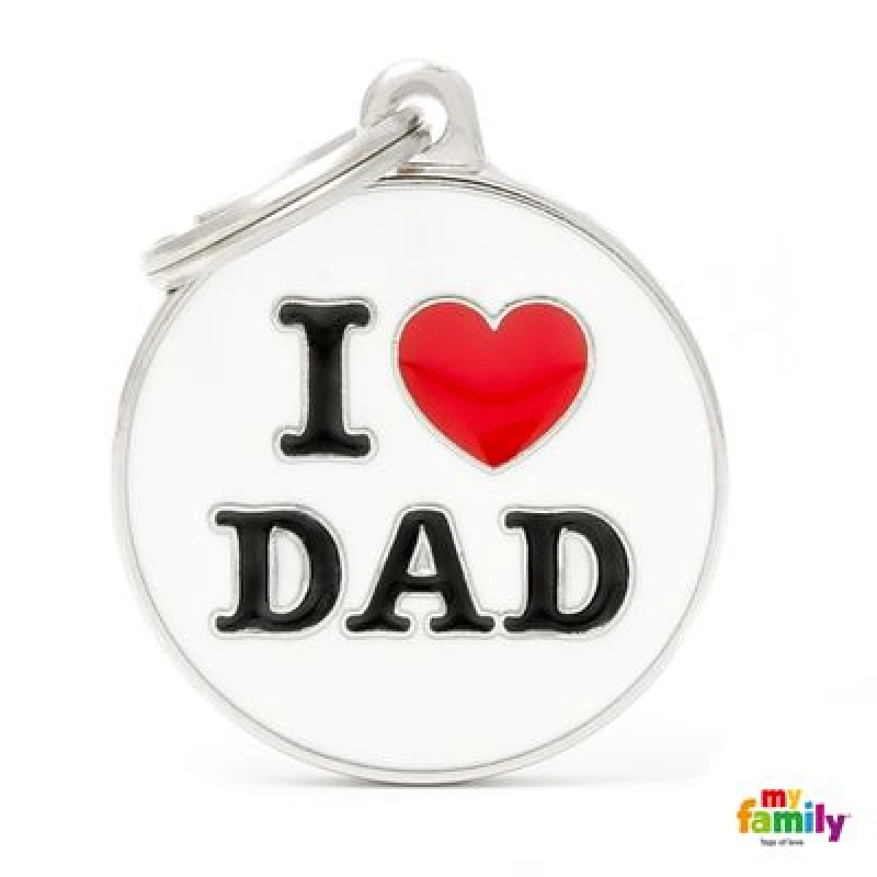 Ταυτότητα Σκύλου My Family Charms I Love Dad 1 Ταυτότητα Σκύλου My Family Charms I Love Dad