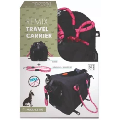 Τσάντα Μεταφοράς Σκύλου M-Pets Remix Travel Carrier 2 In 1 41x28x28 Cm -Προμήθειες Για Κατοικίδια Κατάστημα πωλήσεων M PETS 10703899 REMIX Travel Carrier Pink 3D sim scaled 1000x1000h