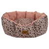 Κρεβατάκι Σκύλου και Γάτας Woofmoda Leopard Pink No1 39x32x22cm