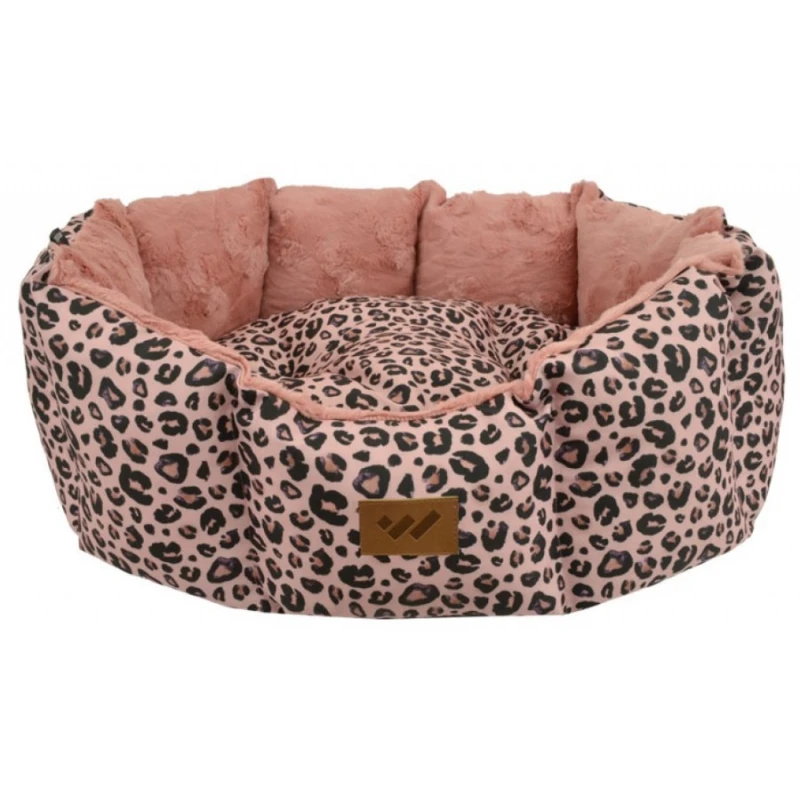 Κρεβατάκι Σκύλου και Γάτας Woofmoda Leopard Pink No1 39x32x22cm 1 Κρεβατάκι Σκύλου και Γάτας Woofmoda Leopard Pink No1 39x32x22cm