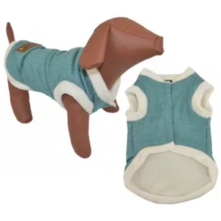 Μπουφάν Σκύλου Woof Φλις Βεραμάν 2XL 45cm