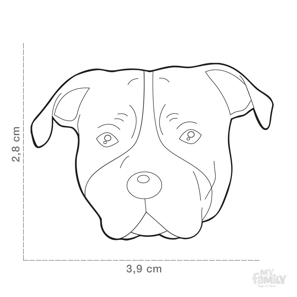 Ταυτότητα Σκύλου My Family Black Amstaff 4 Ταυτότητα Σκύλου My Family Black Amstaff - Image 4