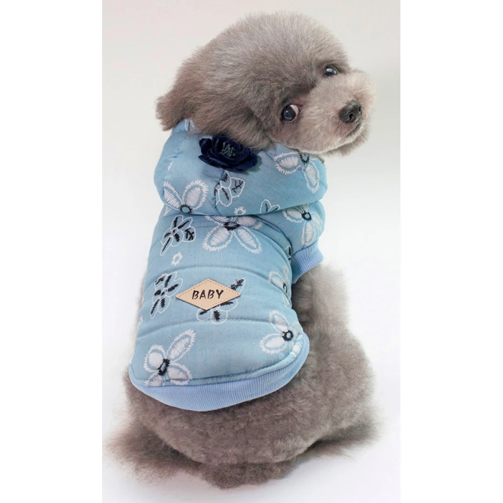 OEM Ρουχαλάκι Φούτερ Σκύλου Baby Light Blue 3 OEM Ρουχαλάκι Φούτερ Σκύλου Baby Light Blue - Image 3