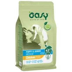 Oasy Dry Dog Puppy & Junior Medium Chicken 3kg