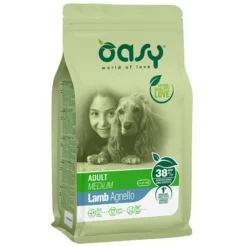 Oasy Dry Dog Adult Medium Lamb 12kg